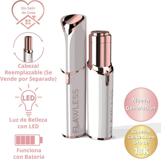 Removedor de vello facial