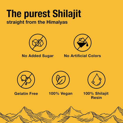 Arete Gominolas de Shilajit Puro 🌿